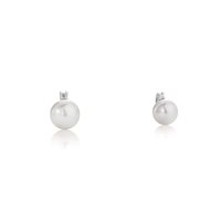 Earrings Lelune Woman LELUNE CLASSIC in White Gold Perla LLEA01.65
